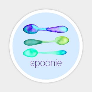 Spoonie (Cool Colors) Magnet